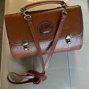 Brown All Weather Leather Crossbody Bag by Dooney & Bourke